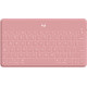 Logitech Keys-To-Go для iPhone iPad Apple TV UA Blush Pink (920-010059)