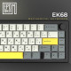 EPOMAKER EK68 Flamingo Black (EK68-B-F)