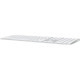 Apple Magic Keyboard with Touch ID and Numeric Keypad for Mac with Apple silicon USB-C White Keys (MXK73)