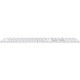 Apple Magic Keyboard with Touch ID and Numeric Keypad for Mac with Apple silicon USB-C White Keys (MXK73)