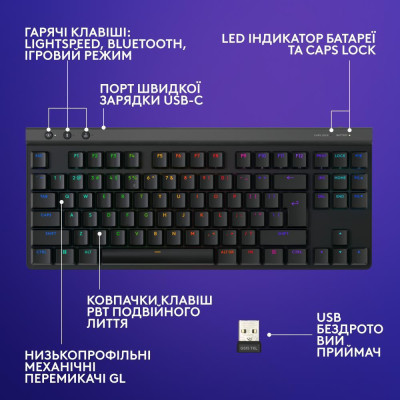 Logitech G515 LIGHTSPEED Black (920-012538)