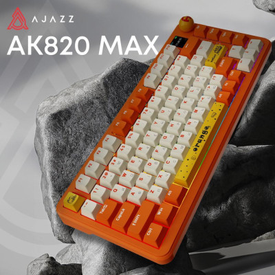 Ajazz AK820 Max Avocado Switch Orange (AK820MAX-AS-OW) Ajazz AK820 Max Avocado Switch Orange (AK820MAX-AS-OW)