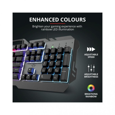 Trust GXT853 Esca Metal Rainbow USB (23796)