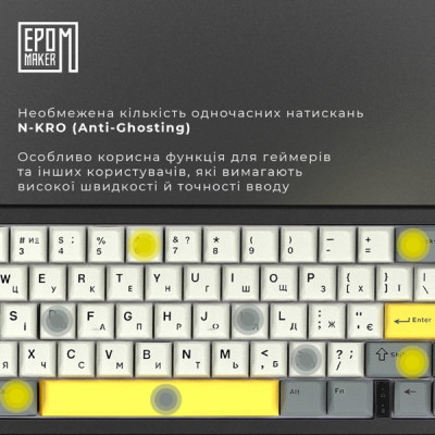 EPOMAKER EK68 Budgerigar V2 Black (EK68-B-BV2)