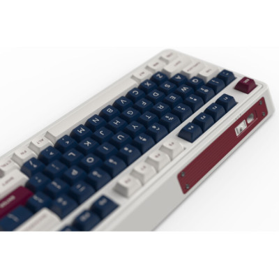 FL ESPORTS CMK98 SAM Metal Heart Wireless Kailh MX Cool Mint (CMK98SAM-3767) White/Blue