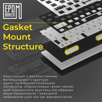 EPOMAKER Shadow-X Flamingo Black (SHX-B-F)