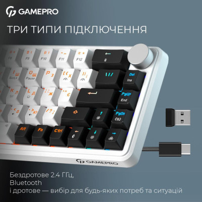 GamePro Asgard Valhalla MK210W Pro White