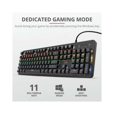 Trust GXT 863 Mazz Mechanical Keyboard (24200)