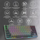 GamePro MK141R Red Swich Low Profile RGB USB Dark Gray
