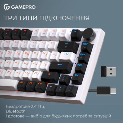 GamePro Asgard Valhalla MK160W Pro White