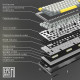 EPOMAKER Shadow-X Wisteria Linear White (SHX-W-WL)