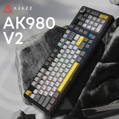 AJAZZ AK980 V2 Gift Switch V2 Black/Grey/Yellow (AK980-V2-G-BGY)