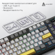 AJAZZ AK980 V2 Gift Switch V2 Black/Grey/Yellow (AK980-V2-G-BGY)