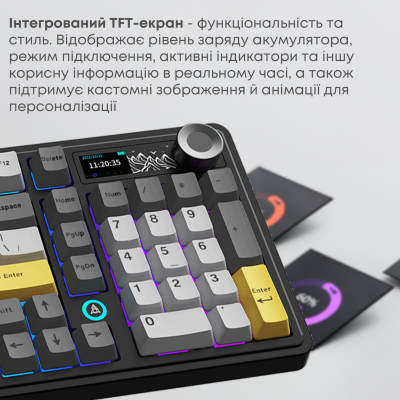 AJAZZ AK980 V2 Gift Switch V2 Black/Grey/Yellow (AK980-V2-G-BGY)