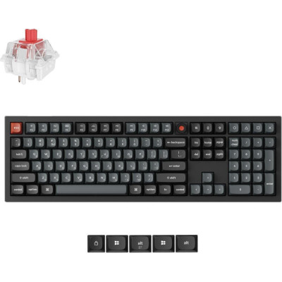 Keychron V6 8K Super Red Switch Black (V6W-D1-UA)