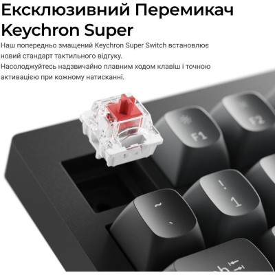 Keychron V6 8K Super Red Switch Black (V6W-D1-UA)