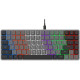 GamePro MK140R Red Swich Low Profile USB Dark Gray
