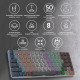 GamePro MK140R Red Swich Low Profile USB Dark Gray
