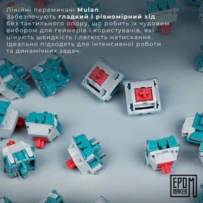 EPOMAKER Shadow-X Mulan White (SHX-W-M)