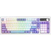Ajazz AK980 V2 Gift Switch V2 Wireless/Bluetooth/USB White-Blue (AK980-V2-G-PWB)