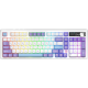 Ajazz AK980 V2 Gift Switch V2 Wireless/Bluetooth/USB White-Blue (AK980-V2-G-PWB)