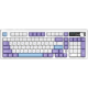 Ajazz AK980 V2 Gift Switch V2 Wireless/Bluetooth/USB White-Blue (AK980-V2-G-PWB)