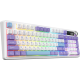 Ajazz AK980 V2 Gift Switch V2 Wireless/Bluetooth/USB White-Blue (AK980-V2-G-PWB)