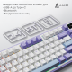 Ajazz AK980 V2 Gift Switch V2 Wireless/Bluetooth/USB White-Blue (AK980-V2-G-PWB)