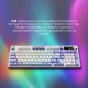 Ajazz AK980 V2 Gift Switch V2 Wireless/Bluetooth/USB White-Blue (AK980-V2-G-PWB)