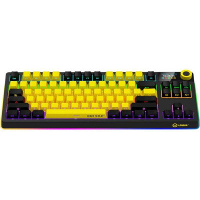 Lorgar KBP70TKLW Pro Wireless TKL EN Black Yellow (LRG-KBP70TKLW-YL-US)