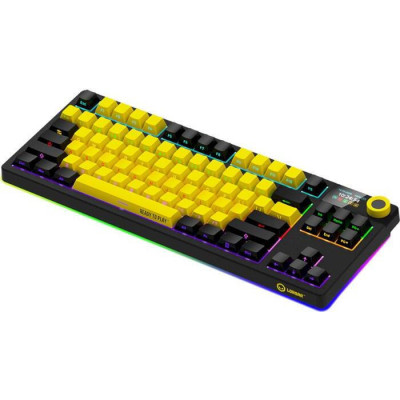 Lorgar KBP70TKLW Pro Wireless TKL EN Black Yellow (LRG-KBP70TKLW-YL-US)