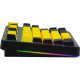 Lorgar KBP70TKLW Pro Wireless TKL EN Black Yellow (LRG-KBP70TKLW-YL-US)