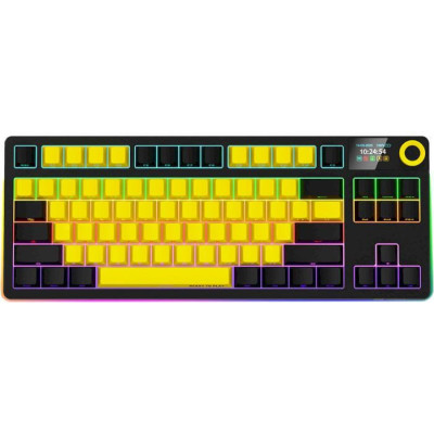 Lorgar KBP70TKLW Pro Wireless TKL EN Black Yellow (LRG-KBP70TKLW-YL-US)