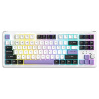 MageGee SKY 87 RGB Ivory White Switch Wireless Ice Purple (6971969728486-UA)