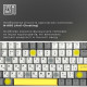 EPOMAKER EP84 Wisteria Linear White (EP84-W-WL)