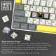 EPOMAKER EP84 Wisteria Linear White (EP84-W-WL)