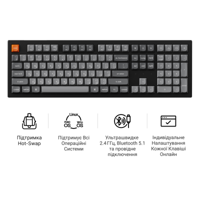 Keychron K10 Max Super Banana Switch Black (K10M-H4-UA)