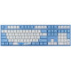 Varmilo VEM108 Sea Melody EC V2 Ivy Grey/Blue (A36A038B1A3A06A033)