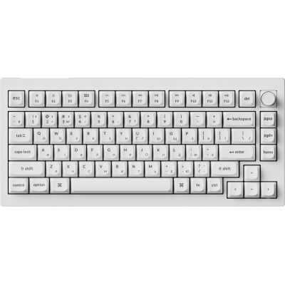 Keychron V1 Ultra Red Switch White (V1U-F1-UA)