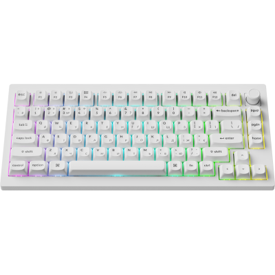 Keychron V1 Ultra Red Switch White (V1U-F1-UA)