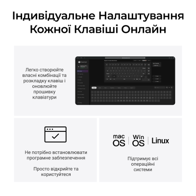 Keychron V1 Ultra Red Switch White (V1U-F1-UA)