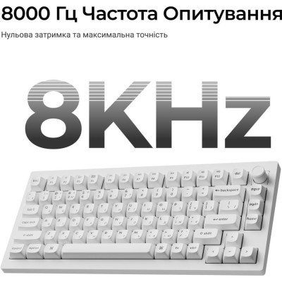 Keychron V1 Ultra Red Switch White (V1U-F1-UA)