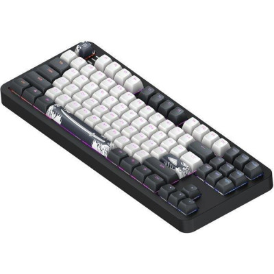 Dark Project ALU87 Bushido ENG/UA White/Black (DPKB_BUSHIDO_87_ANSI_UA)