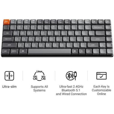 Keychron K3 Max 84 Key Gateron MX 2.0 Brown (K3M-H3-UA)