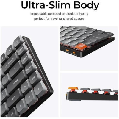 Keychron K3 Max 84 Key Gateron MX 2.0 Brown (K3M-H3-UA)