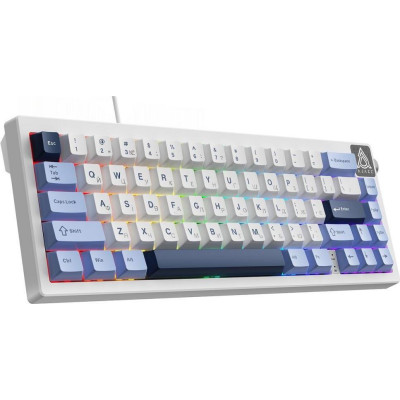 Ajazz AK650 Sea Salt Switch White (AK650-SS-BWB)