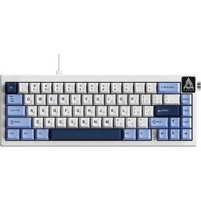 Ajazz AK650 Sea Salt Switch White (AK650-SS-BWB)