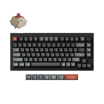 Keychron V1 Ultra Red Switch Black (V1U-D1-UA)