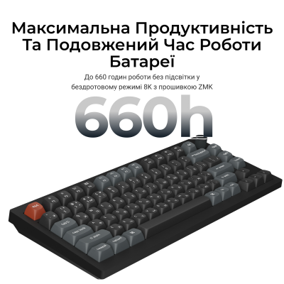Keychron V1 Ultra Red Switch Black (V1U-D1-UA)