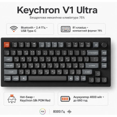 Keychron V1 Ultra Red Switch Black (V1U-D1-UA)